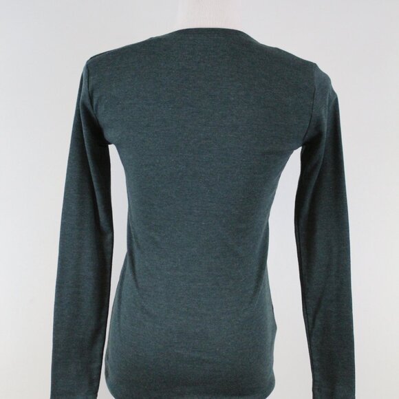 Eddie Bauer Evergreen Long Sleeve Tee Size Small Stretch Cotton Blend Fall Basic - Picture 6 of 11